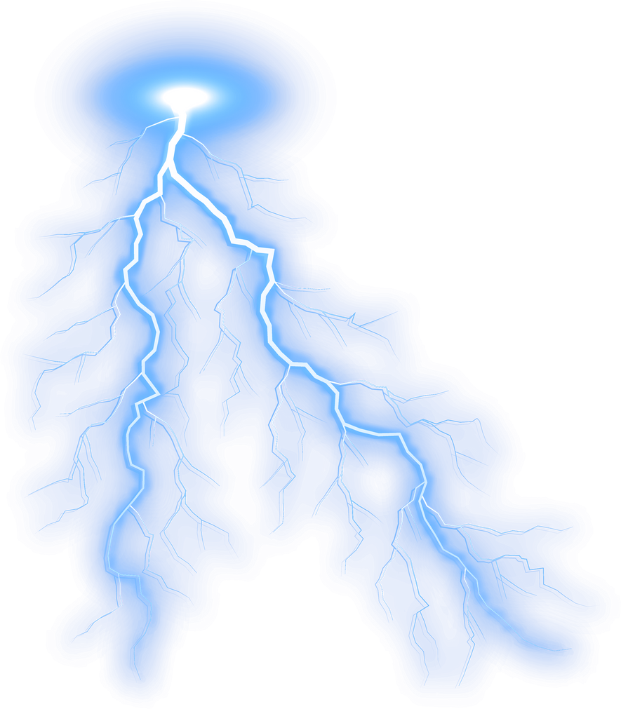 Blue Lightning Effect